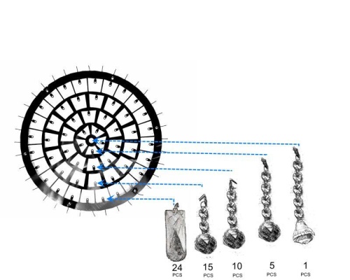 Светильник светодиодный LCL-1015 45Вт люстра управляем. бел. Camelion 14623 фото 3
