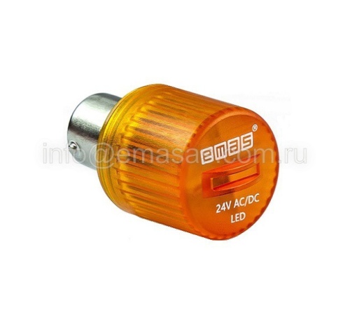 Светодиод LED 24VAC/DC желтый | код IKML024S | EMAS