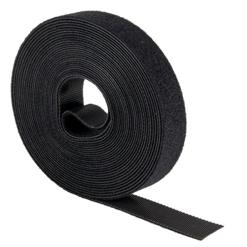 Хомут-липучка 20 мм (5м ролл) черный PROxima | код hlft-2-b | EKF фото 2