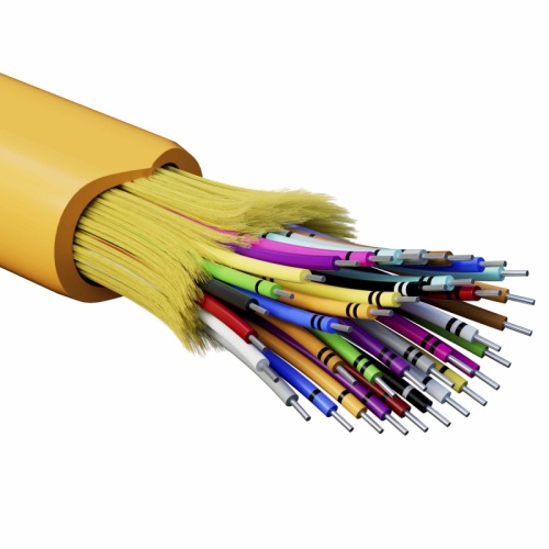 Кабель волоконно-оптический, распределительный, арамидные упрочняющие нити, для внутренней прокладки, нг(А)-HF, 36 ОВ, категория OM2 | код RNDT2C36OR01-E | DKC
