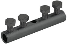 Заж. соед. прямой пр.-пр. 6-10мм оц. сталь TD IEK | код ZCC86-13-1-16 | IEK