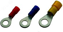 Наконечник кабельный с кольцом изолированный (НКИ) 4-6 M3,5 (упак. 100 шт.) | код 260282 | HAUPA