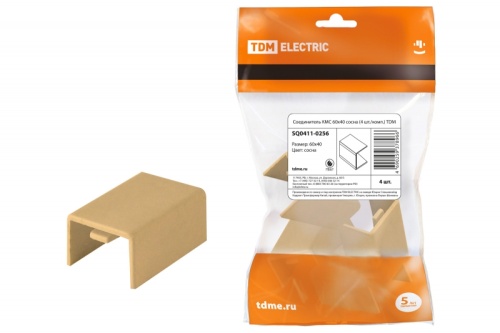 Соединитель КМС 60x40 сосна (4 шт./комп.) TDM | код SQ0411-0256 | TDM