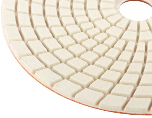 Круг алмазный гибкий шлифовальный АГШК (липучка), влажное шлифование, 125 мм, Р 200 | код 39883 | FIT фото 6