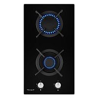 Газовая варочная поверхность Weissgauff HGG 320 Bgrv черный | код 2056438 | WEISSGAUFF