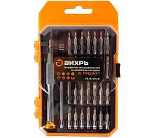 Отвертка прецизионная с набором насадок, 31 предмет в кейсе Вихрь, , Шт | код 73/6/2/15 | ВИХРЬ