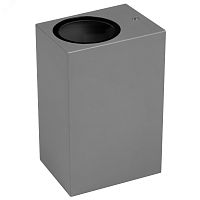 Светильник фасадный ДБУ GU10 без ламп корпус поликарбонат серый квадрат двухсторонний IP65 | код 5040038 | JazzWay