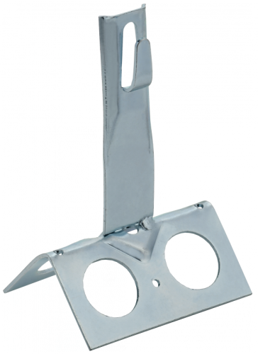 Дер. пр. кр. 6-8мм кон. шир. h=80мм оц. сталь HDZ IEK | код ZDP81-14-4-68-80 | IEK