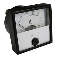 Амперметр RUICHI М42303 50А (Аналог), щитовой | код 67527 | Ruichi