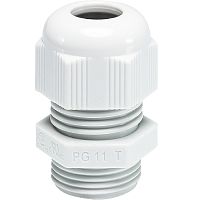 Кабельный ввод, PG16 диапазон обслуживаемых кабелей 10-14 мм, IP68, пластик, RAL 7035 серый | код Z5.504.0453.0 | Wieland