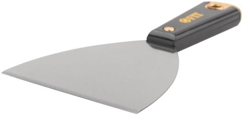 Шпатель для удаления ржавчины Профи, толщ. лезвия 1 мм, пластик.ручка с метал.бойком 4'' (100 мм) | код 6410 | FIT фото 7