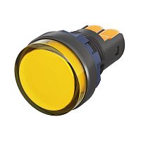 Сигнальный индикатор со встроенным диодом 9-24В, желтый | код M22L-F24YPP | DKC
