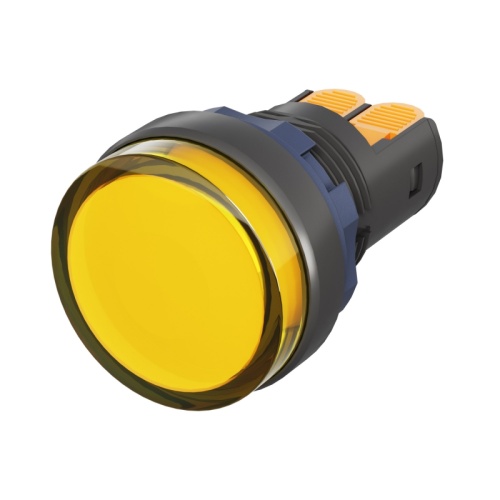 Сигнальный индикатор со встроенным диодом 9-24В, желтый | код M22L-F24YPP | DKC