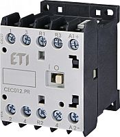 Контактор миниатюрный CEC 12.PR 24V DC (12A, 5,5kW, AC3) 4р (2н.о.+2н.з.) | код 004641216 | ETI