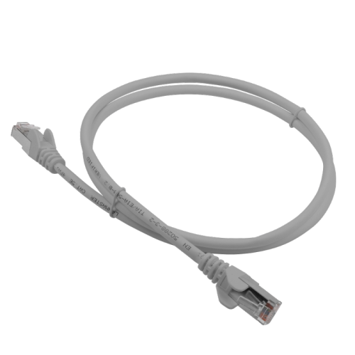 Патч-корд LANMASTER LSZH FTP кат.5e, 7.0 м, серый | код LAN-PC45/S5E-7.0-GY | LANMASTER