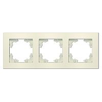 Рамка 3-м Афина универс. сл. кость (ivory) | код A0045-I | Universal
