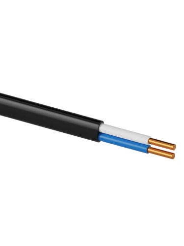 Кабель ВВГ-Пнг(А) -LS 2х1.5ок (N) -0.66 ГОСТ (бухта 5м) | код SQ0117-0009 | РЭМЗ ТМ