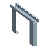 Рама напольная для лотка шириной 400мм | код LAN-MT-KR400-EZ | LANMASTER