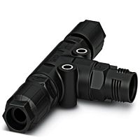 Т-распределитель QPD T 2PE1,5 2X8-13 BK | код 1414713 | PHOENIX CONTACT