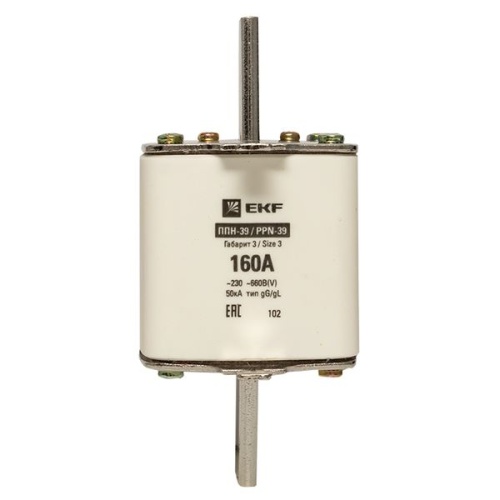 Плавкая вставка ППН-39 630/160А габарит 3 PROxima | код fus-39/630/160 | EKF фото 5 Плавкая вставка ППН-39 630/160А габарит 3 PROxima | код fus-39/630/160 | EKF фото 5