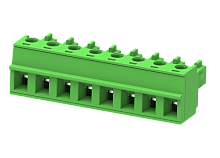 MC-RA5.08H03C Разъём гнездовой MC, шаг 5.08мм,3 конт., зел., шт | код MC-RA5.08H03C | SUPU