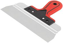 Шпатель фасадный Профи, нержавеющая сталь, прорезиненная ручка 250 мм | код 6423 | FIT