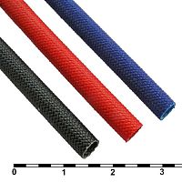 Силиконовая армированная электроизоляционная трубка RUICHI ТКСП, диаметр 1.5, чёрная, 1200 В | код 81248 | Ruichi