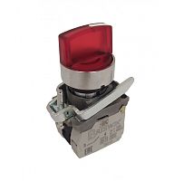 Переключатель Briswik КПЕ 1110 -РЛС 220В красный IP40 УХЛ3 10А 1но+0нз | код aD-XB-0Ai-7211 | Briswik