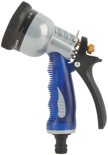 Пистолет для полива, 8 режимов, синий Профи 170 мм | код 77306 | FIT фото 2 Пистолет для полива, 8 режимов, синий Профи 170 мм | код 77306 | FIT фото 2