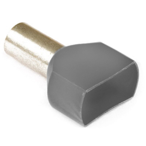 TE4.0-12-GY, Наконечник двойной, 4.0 мм.кв., серый (-1000) | код 11080000247 | DEGSON TE4.0-12-GY, Наконечник двойной, 4.0 мм.кв., серый (-1000) | код 11080000247 | DEGSON