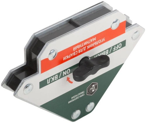 Угольник для сварки магнитный отключаемый тип "стрелка" усилие до 34кг FIT 81817 фото 7