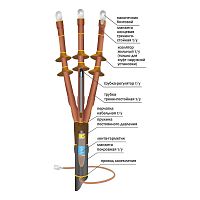 Муфта кабельная концевая наружн. установки 10кВ 10ПКНТпб-3х(150-240)/800мм без наконечн. Нева-Транс Комплект 22060012