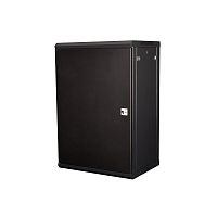 Шкаф телекоммуникационный настен. 19дюйм 18U 901х600х450мм дверь метал. черн. Datarex DR-645001