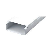 Кабель-канал 100х40 L2000 пластик с двойным замком Урал Пак КК-19100040-024