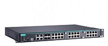 Шасси коммутатора IKS-6728A-4GTXSFP-HV-T Modular managed Ethernet switch with 8 10/100BaseT(X) ports, 4 10/100/1000BaseT(X) or 100/1000BaseSFP combo ports, a | код 00-06100422 | MOXA