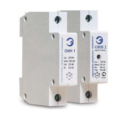 Ограничитель импульсных напряжений ОИН-1 Энергомера 108002001103265 Ограничитель импульсных напряжений ОИН-1 Энергомера 108002001103265