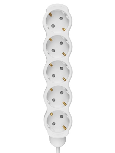 Удлинитель бытовой Люкс 5 гнезд, 2 м, с/з, с з/ш, ПВС 3х1 мм2, 16 А, 250 В, 3500 Вт TDM | код SQ1303-4035 | TDM Удлинитель бытовой Люкс 5 гнезд, 2 м, с/з, с з/ш, ПВС 3х1 мм2, 16 А, 250 В, 3500 Вт TDM | код SQ1303-4035 | TDM