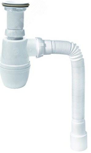 Сифон гофрированный для раковины 1'1/4 х 40 мм с гофротрубой 40 x 40/50 мм L800 мм выпуск пластик | код 30717349 | Wirquin Сифон гофрированный для раковины 1'1/4 х 40 мм с гофротрубой 40 x 40/50 мм L800 мм выпуск пластик | код 30717349 | Wirquin