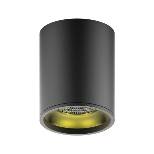 Светильник светодиодный 12Вт 3000К 900лм 79х100мм накладной черн. золото GAUSS HD008 фото 6