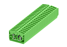 254326 Клемма TB 1-1 проходная промежут. фронт. подключение, сеч. 2.5мм2, зел., шт | код 254326 | SUPU