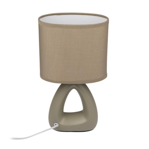 Светильник настольный JH2-01-gn E14 IP20 170х100х300мм керамика; ткань; PVC-пластик зел. JazzWay 5062283 фото 2