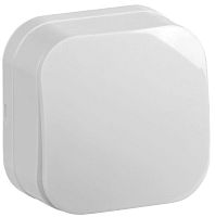 Выключатель 1-клавишный для открытой установки ВС20-1-0-ХБ 10А GLORY белый | код EVH10-K01-10 | IEK