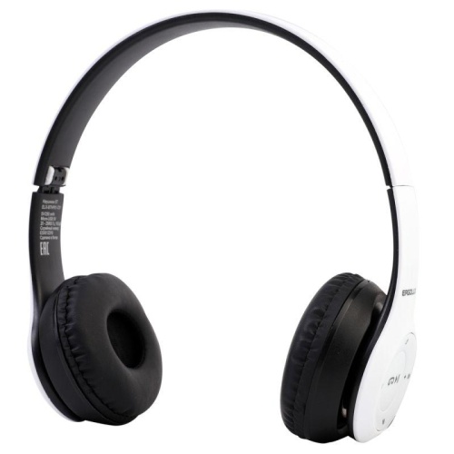 Наушники накладные с микрофоном беспроводные ELX-BTHP01-C01 FM MP3 коробка бел. ERGOLUX 15356 фото 3 Наушники накладные с микрофоном беспроводные ELX-BTHP01-C01 FM MP3 коробка бел. ERGOLUX 15356 фото 3