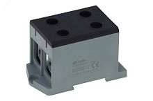 Клемма чёрная, 4 подключения 25-150мм 1000V 250/320А | код KL1501P2WBK | INPIN