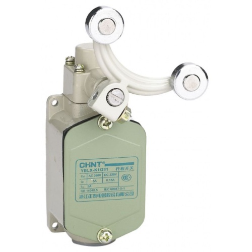 Выключатель путевой YBLX-K1/211 c двумя роликами соответствует стандарту ROHS (CHINT) | код 441041 | CHINT