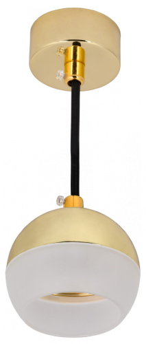 Светильник 4012 подвесной GX53 золото IEK | код LT-UCB0-4012-GX53-1-K22 | IEK