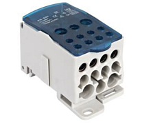 Распределительный блок на DIN-рейку РБ-250 1П 250А (1x120/2x35+ 5x16+ 4x10) HLT | код 081-07-04| HLT