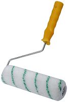 Валик полиакриловый с зел. полоской диам. 40/74мм ворс 16.8мм 230мм бел. FIT 01874