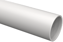 Труба гладкая жесткая ПВХ d=20 белая 2м (50м/компл) IEK | код CTR10-020-K01-2-050 | IEK