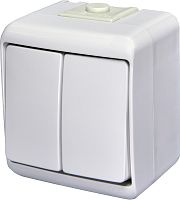 Выключатель 2-клавишный (IP54) VHE-2 | код 004668001 | ETI